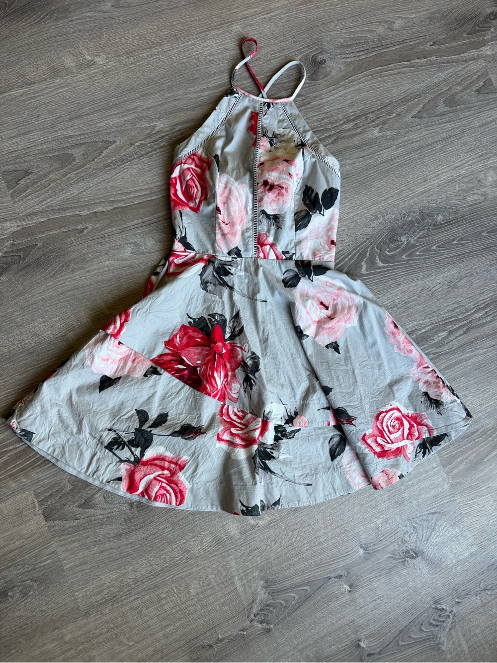 Speechless Rose Print Dress